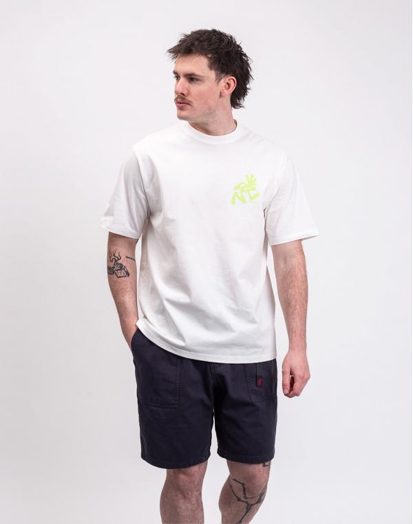Tričko Gramicci Running Man Tee WHITE