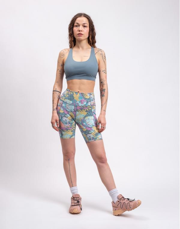 Patagonia W's Maipo Shorts - 8" Moon Tripper: Blue Sage XS