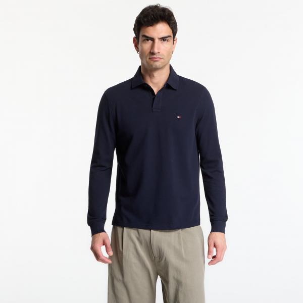 Tričko Tommy Hilfiger 1985 Regular Ls Polo Tee Desert Sky XL