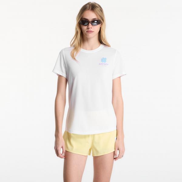 Tričko SAYSKY W Flower Combat T-Shirt White S