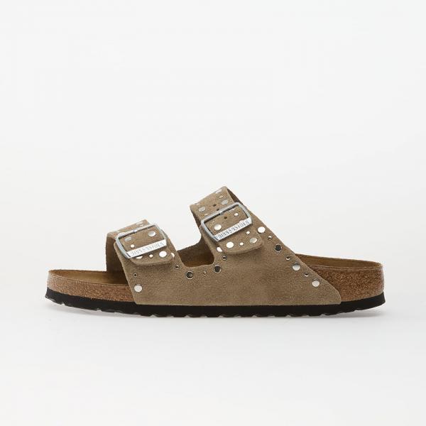Tenisky Birkenstock Arizona Rivets Suede Leather Women Taupe EUR 37