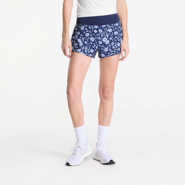 Šortky SAYSKY W Flower Pace Shorts 3" Blue Flower M