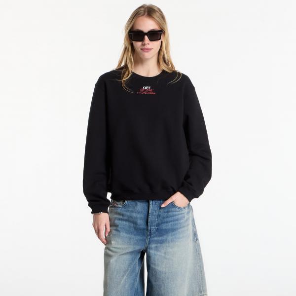 Mikina Off-White x AC Milan Reg Crew Black/ No Color XXS