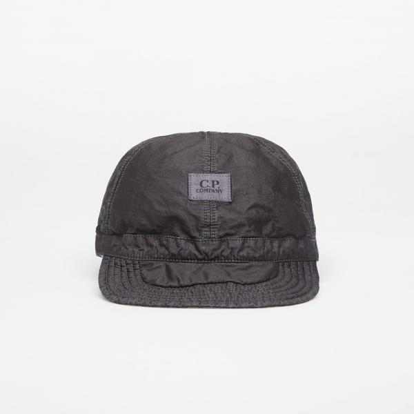 Kšiltovka C.P. Company 50 Fili Wax Cap Black Universal