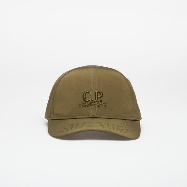 Kšiltovka C.P. Company Chrome-R Logo Cap Green Universal