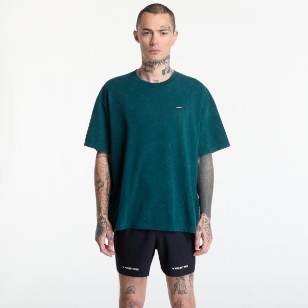 Tričko Under Armour M HW OS LOGO WASH SS Green M