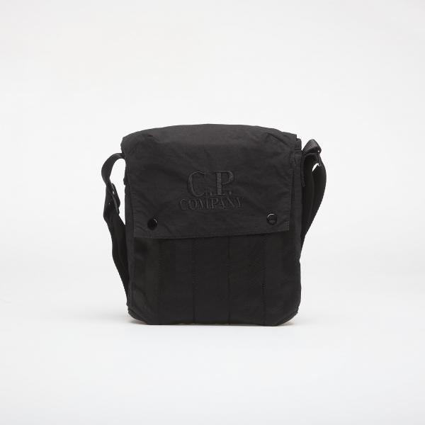 Taška C.P. Company Plain Paper Touch Mixed Shoulder Bag Black Universal