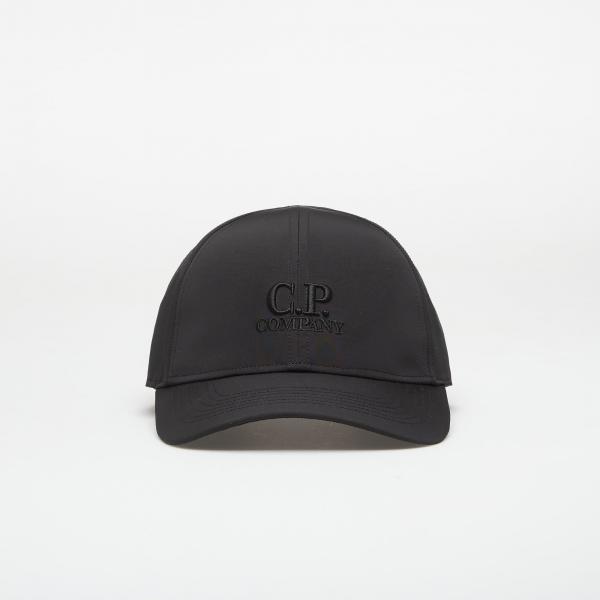 Kšiltovka C.P. Company Chrome-R Logo Cap Black Universal