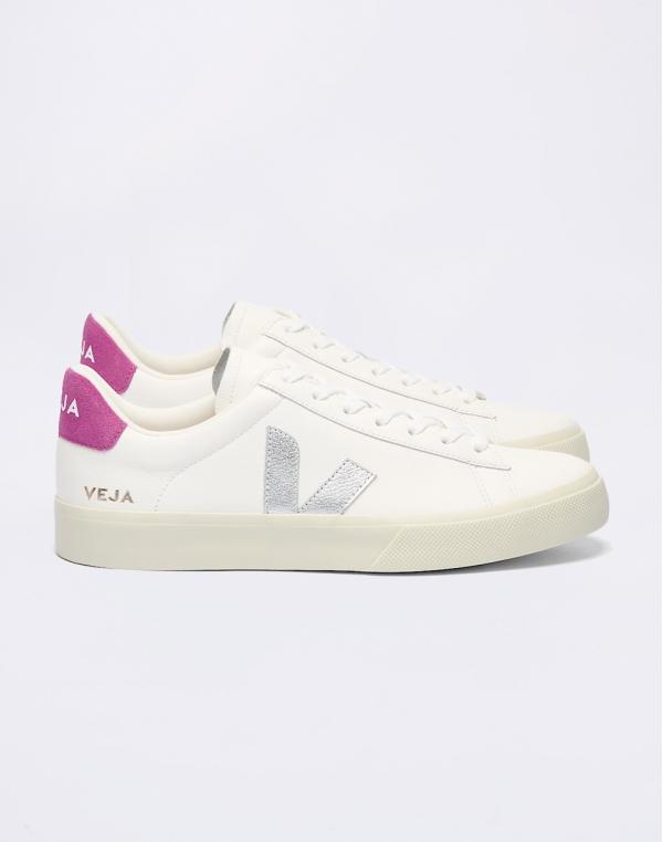 Veja Campo Leather WHITE_SILVER_ULTRAVIOLET 37