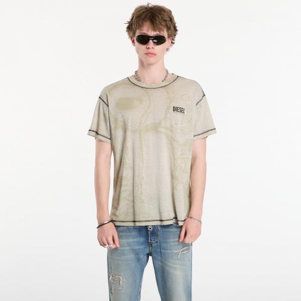 Tričko Diesel T-Norm-V15 T-Shirt Light Grey XXL