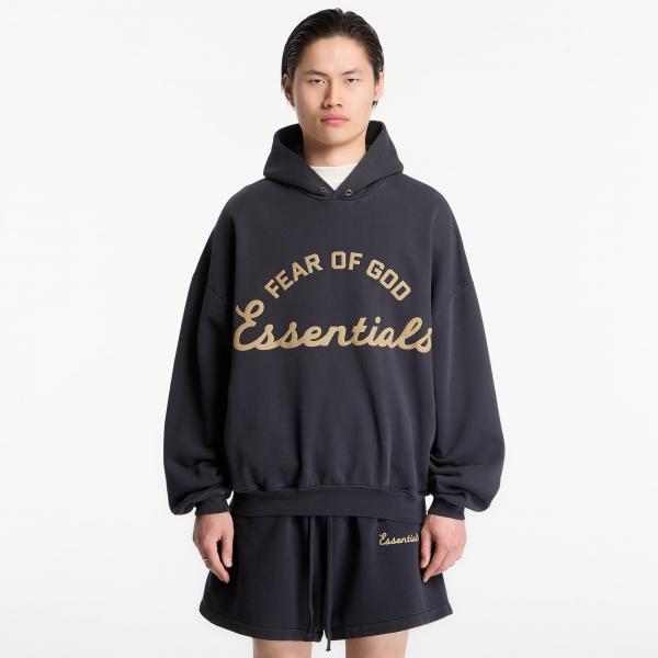 Mikina Fear of God Essentials Training 90'S Hoodie Faded Black L