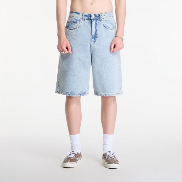 Šortky Patta Light Wash Denim Shorts Light Blue Denim 34