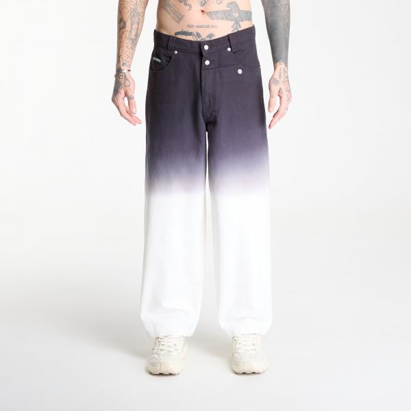 Džíny PLEASURES Dipdye Work Pants Black 30