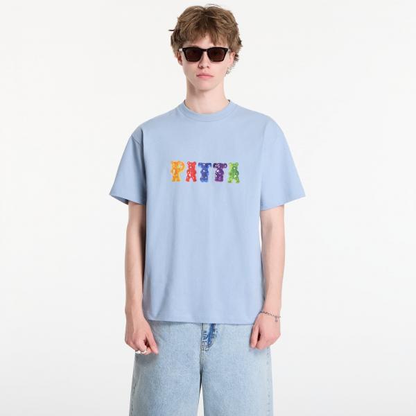 Tričko Patta Gummi T-Shirt UNISEX Dusty Blue XL