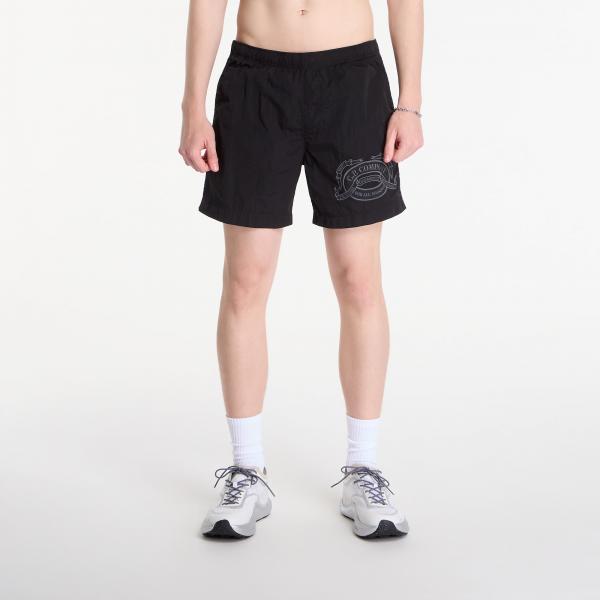 Plavky C.P. Company Eco-Chrome R Graphic Embroidery Swim Shorts Black 52