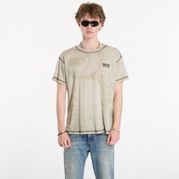 Tričko Diesel T-Norm-V15 T-Shirt Light Grey XL