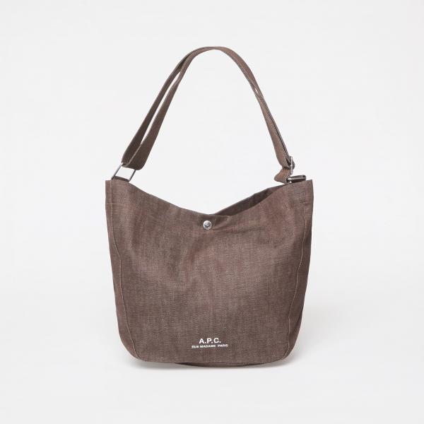 Taška A.P.C. Journal Satchel Dark Brown Universal