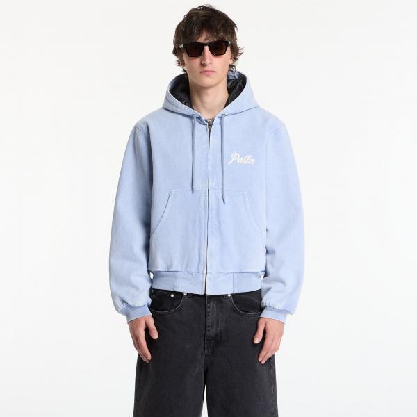 Bunda Patta Peace Canvas Hooded Jacket UNISEX Light Blue Denim M