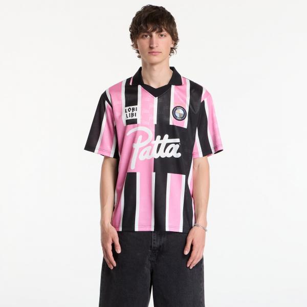 Dres Patta Stripe Football Jersey UNISEX Begonia Pink M