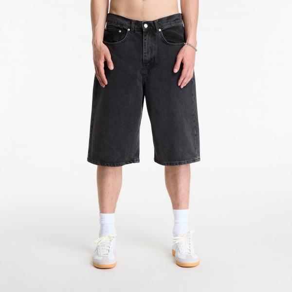 Šortky Patta Whiskers Denim Shorts (Black) Black Denim 30