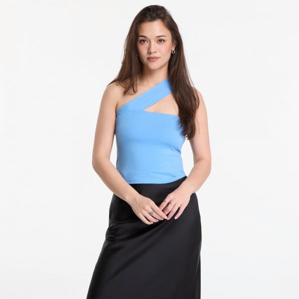 Top Urban Classics Ladies One Strap Top Horizon Blue S