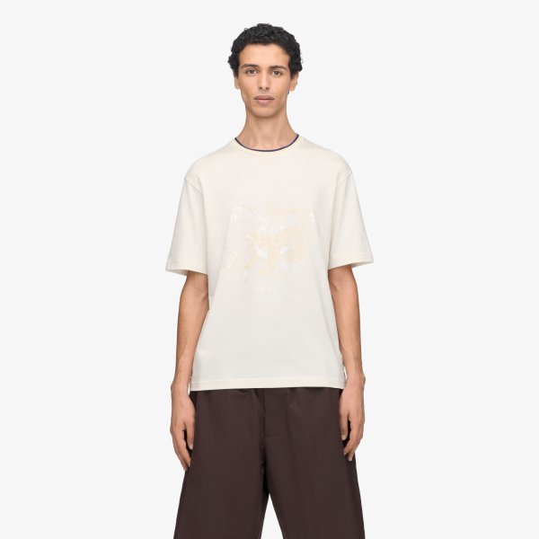 Tričko Y-3 x Wales Bonner Graphic T-Shirt Chalk White XL