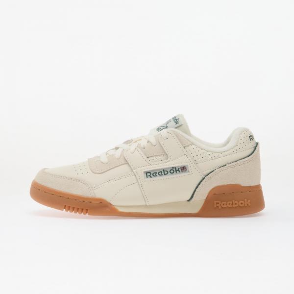 Tenisky Reebok Workout Plus Chalk/ Dark Green/ Vintage Chalk EUR 42