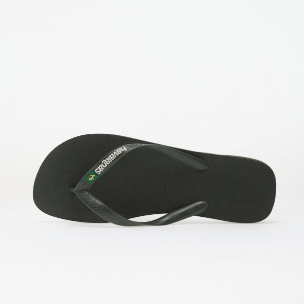 Tenisky Havaianas Brasil Logo Green Olive/ Green Olive EUR 45/46