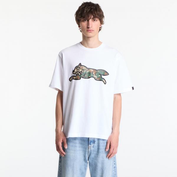Tričko Billionaire Boys Club Icecream Camo Running Dog Woodland T-Shirt White M