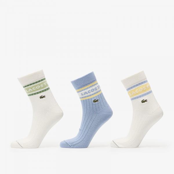 Ponožky LACOSTE Socks 3-Pack Aphylla/ Flour-Yellow 35-38
