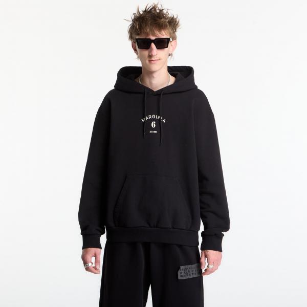 Mikina MM6 Mannequin Print Hooded Sweatshirt Black M