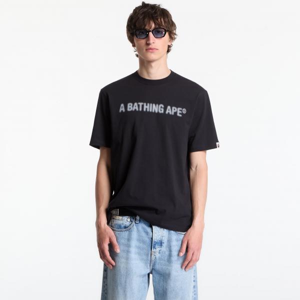 Tričko A BATHING APE Heavy Wash Bathing Ape Shrunk Fit Tee UNISEX Black M