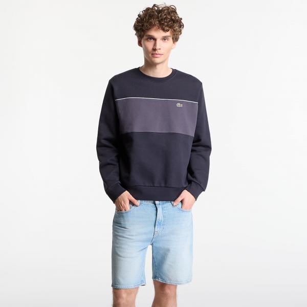 Mikina LACOSTE Sweatshirt Blackbird/ Graphite 5