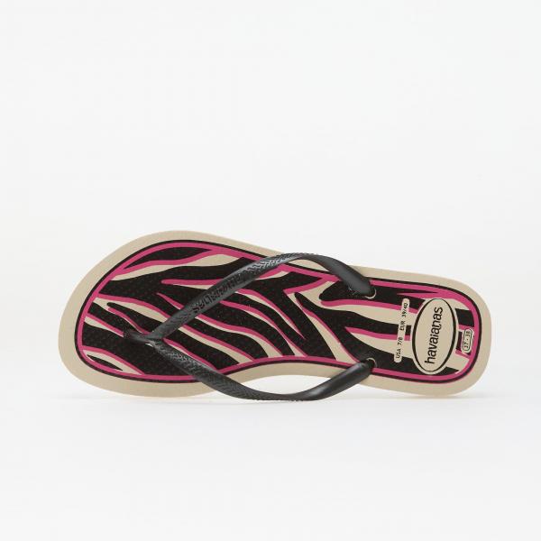 Tenisky Havaianas Slim Animals Beige/ Dark Grey Metallic EUR 37/38