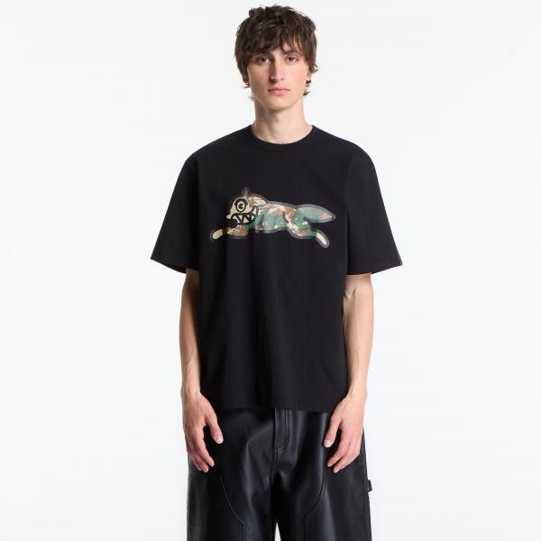 Tričko Billionaire Boys Club Icecream Camo Running Dog Woodland T-Shirt Black L
