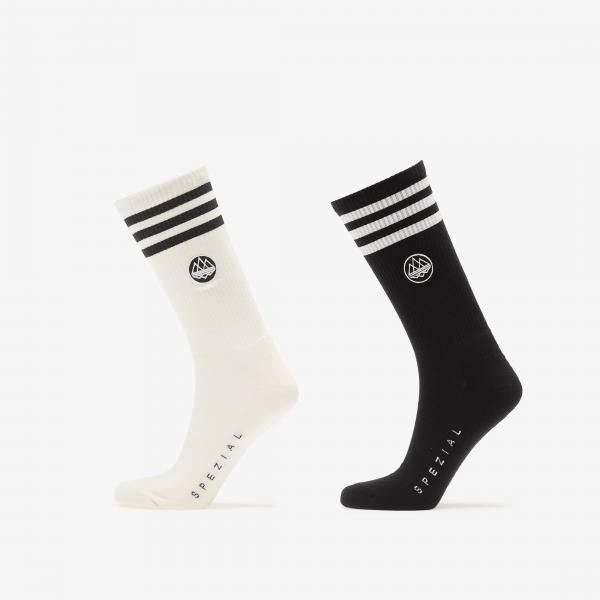 Ponožky adidas Statement Ankle Socks Chalk White/ Black L