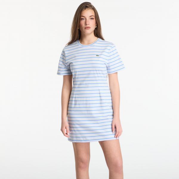 Šaty LACOSTE Dress Phoenix Blue/ Turquin Blue-Yellow 38