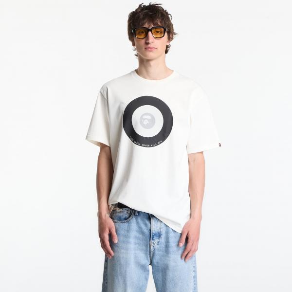 Tričko A BATHING APE Ape Target Tee UNISEX Ivory M