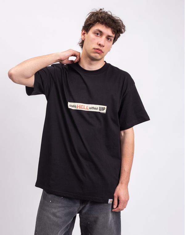 Tričko Carhartt WIP S/S Bumper Stickers T-Shirt Black