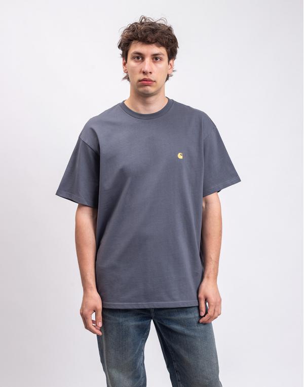 Tričko Carhartt WIP S/S Chase T-Shirt Styx/Gold