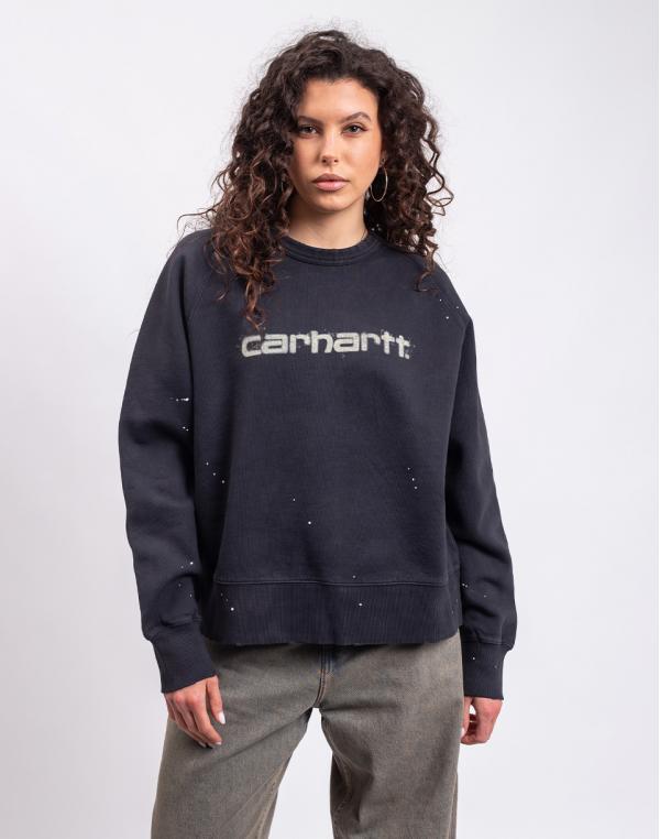 Carhartt WIP W' Painter Sweat Black destroy wash XS
