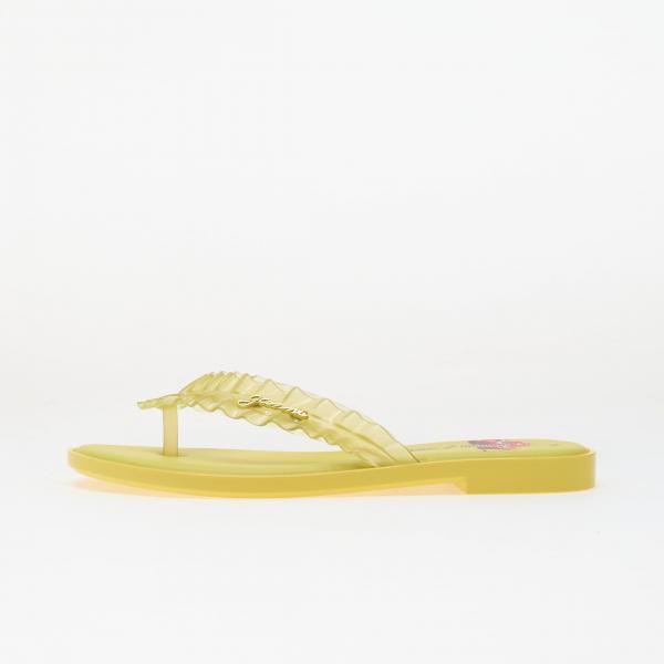 Tenisky Melissa Flip Flop Slim + Ganni Ad Yellow EUR 40
