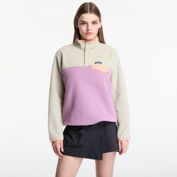 Mikina Patagonia Women's Lightweight Synchilla® Snap-T® Fleece Pullover Light Violet L