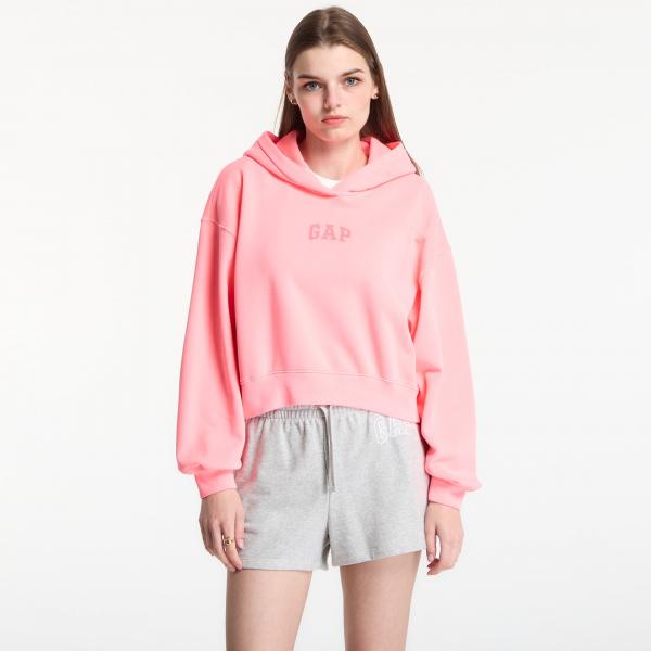 Mikina GAP Pg Cropped Po Hood Pink L