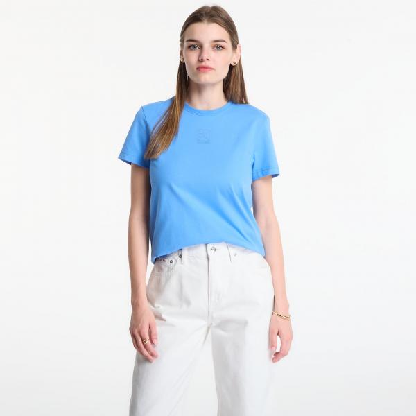 Tričko Calvin Klein Ss 20S Jersey Emblem Crew Tee Marina XS