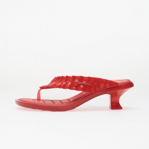 Tenisky Melissa Thong Kitten Heel + Ganni Ad Red EUR 39
