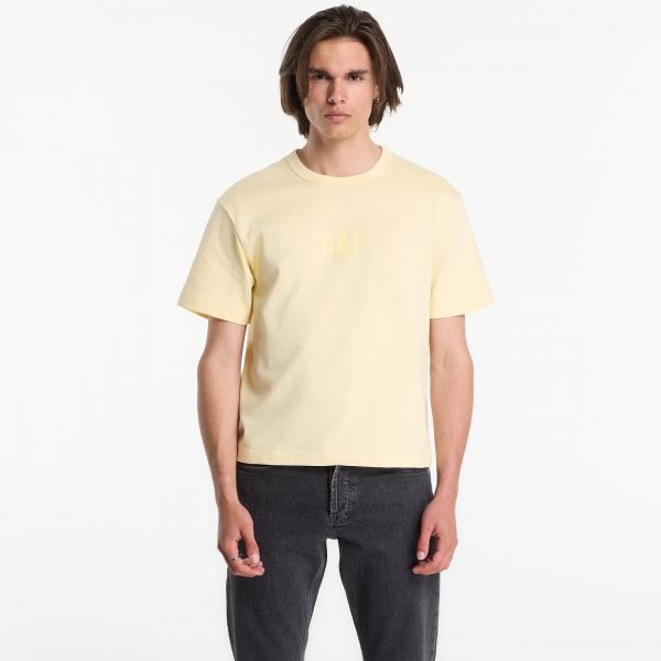 Tričko GAP Intl Hvy Crop Logo T Yellow L