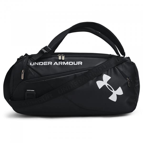 Taška Under Armour Contain Duo SM Duffle Black/ Metallic Silver Universal