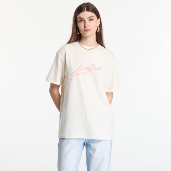 Tričko Karl Kani Kani Jeans Oversized T-Shirt White S