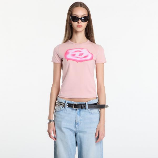 Tričko Diesel T-Uncuties-Long-S3 T-Shirt Pale Mauve L